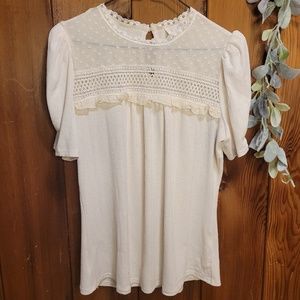 Sweet Wanderer Large cream top